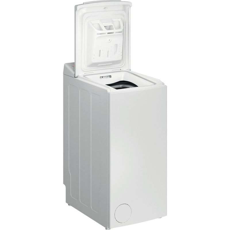 Bauknecht-Waschmaschine-Standgerat-WAT-Prime-55-L3-Weiss-Toplader-D-Perspective-open