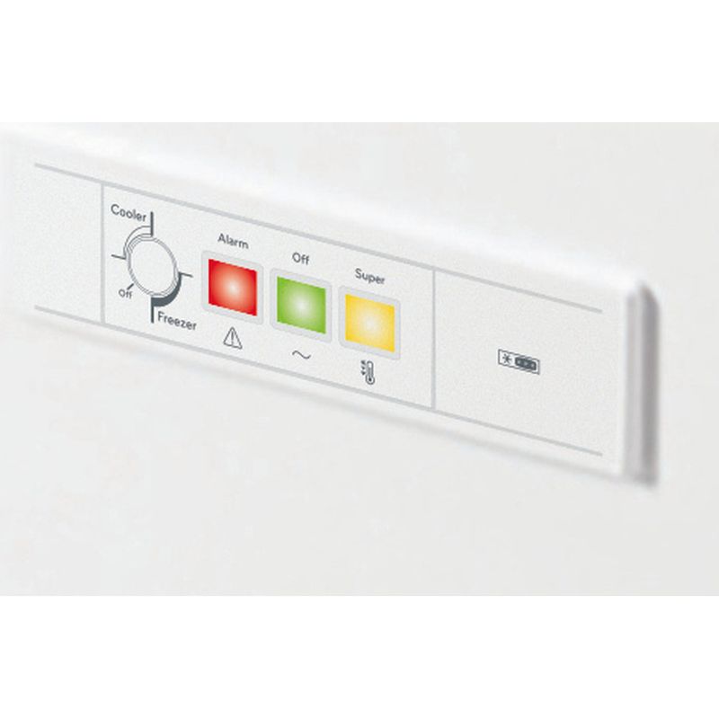 Indesit-Gefrierteil-Standgerat-OS-2A-300-H-Weiss-Control-panel