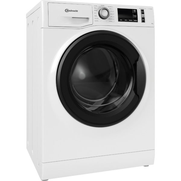 Bauknecht-Waschmaschine-Standgerat-WM-Pure-8A-Weiss-Frontlader-A-Perspective