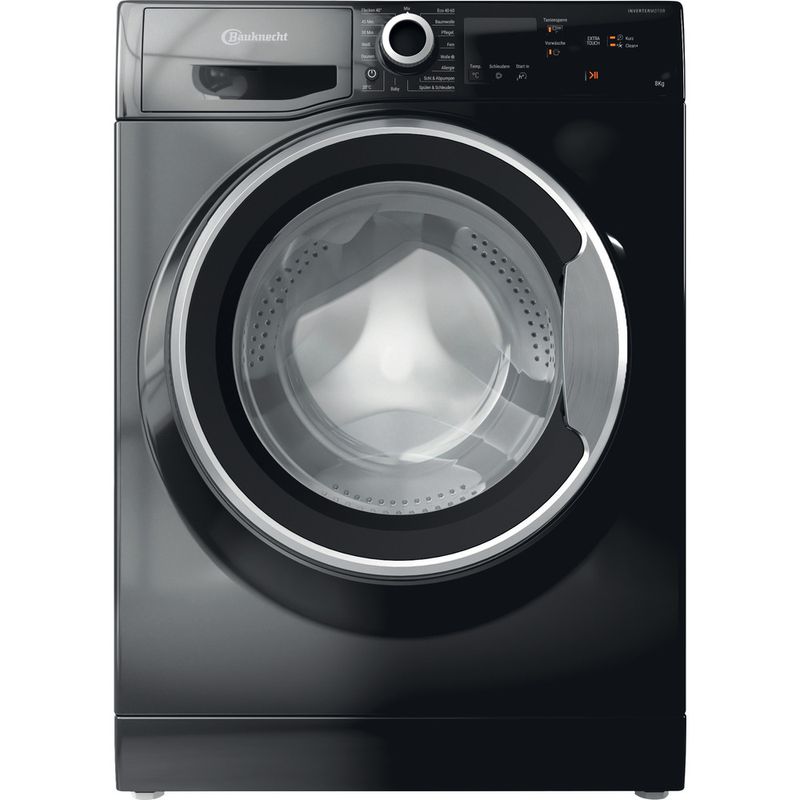 Bauknecht-Waschmaschine-Standgerat-WM-BB-814-A-Schwarz-Frontlader-A-Frontal
