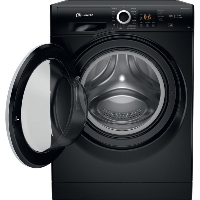 Bauknecht-Waschmaschine-Standgerat-WM-BB-814-A-Schwarz-Frontlader-A-Frontal-open