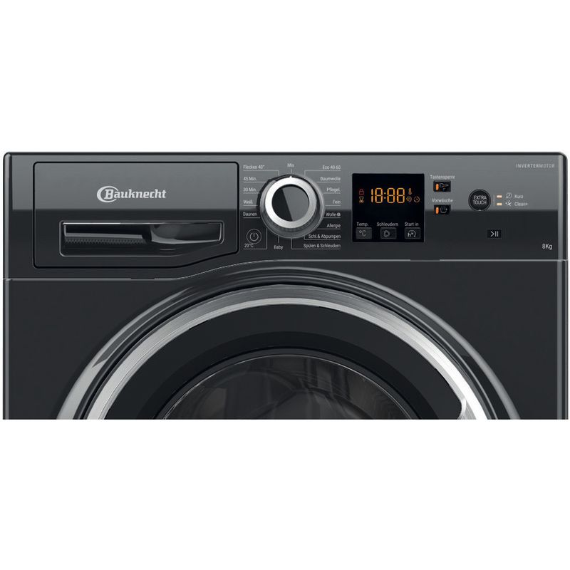 Bauknecht-Waschmaschine-Standgerat-WM-BB-814-A-Schwarz-Frontlader-A-Control-panel