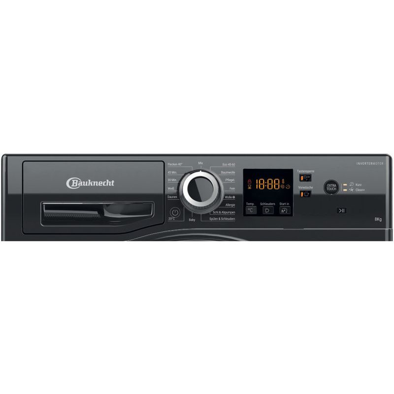 Bauknecht-Waschmaschine-Standgerat-WM-BB-814-A-Schwarz-Frontlader-A-Program