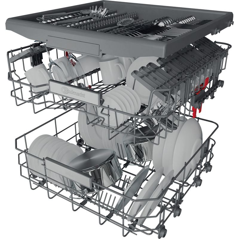 Bauknecht-Dishwasher-Einbaugerat-B0I-D551A-S-Vollintegriert--Lieferung-ohne-Mobelfront--B-Rack