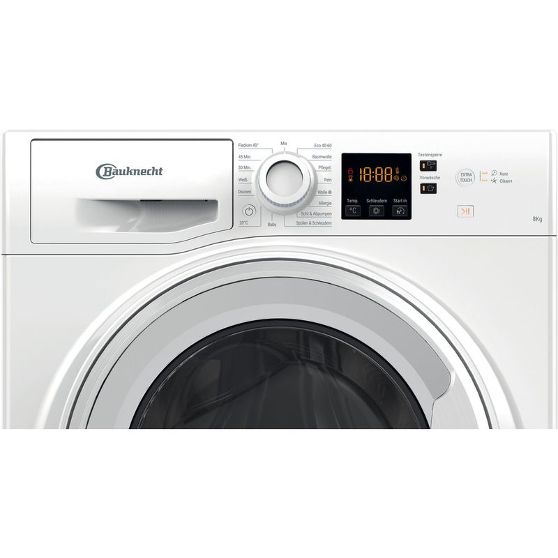 Bauknecht-Waschmaschine-Standgerat-WAM-814-A-Weiss-Frontlader-A-Control-panel