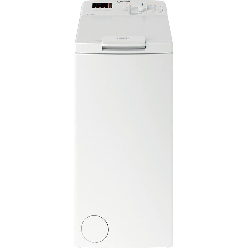 Indesit-Waschmaschine-Standgerat-BTW-D61253-N--EU--Weiss-Toplader-D-Frontal