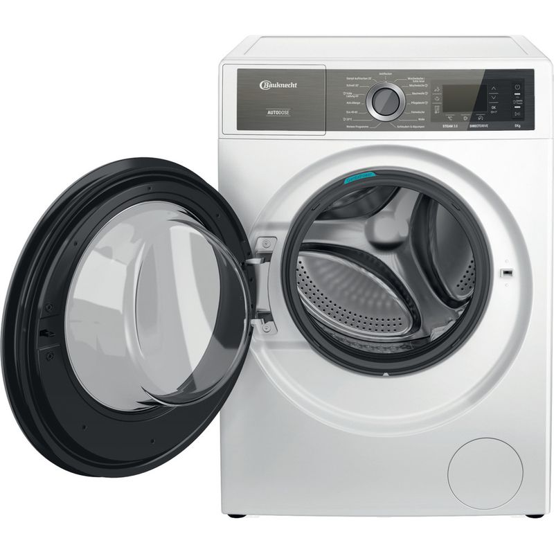 Bauknecht-Waschmaschine-Standgerat-B8-W846WB-DE-Weiss-Frontlader-A-Frontal-open
