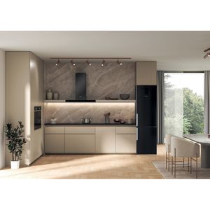 Bauknecht Kühl- / Gefrierkombination Standgerät KGDNF X20C GDSX Black/Inox 2 doors Lifestyle frontal
