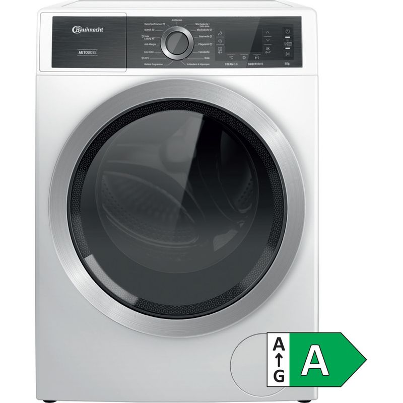 Bauknecht-Waschmaschine-Standgerat-B8-W846WB-DE-Weiss-Frontlader-A-Main-with-EnLabel