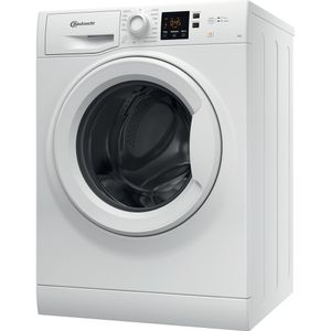 Bauknecht Waschmaschine Standgerät WWA 843 B Weiss Frontlader B Perspective