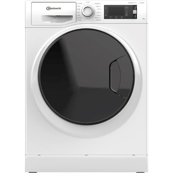 Bauknecht-Waschmaschine-Standgerat-WM-Sense-8A-Weiss-Frontlader-A-Frontal
