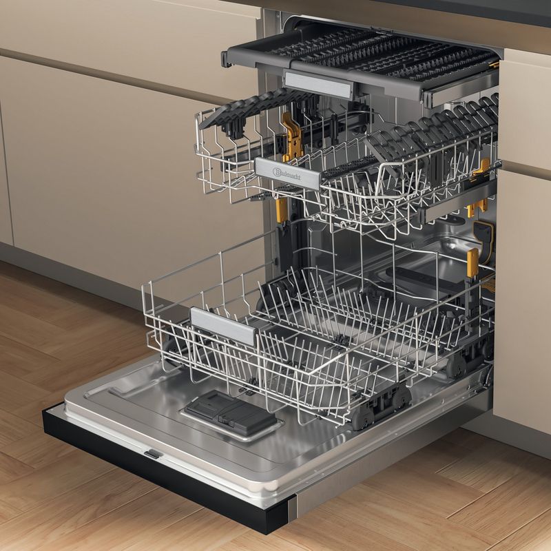 Bauknecht-Dishwasher-Standgerat-B7U-HS41-X-Unterbau-C-Perspective-open