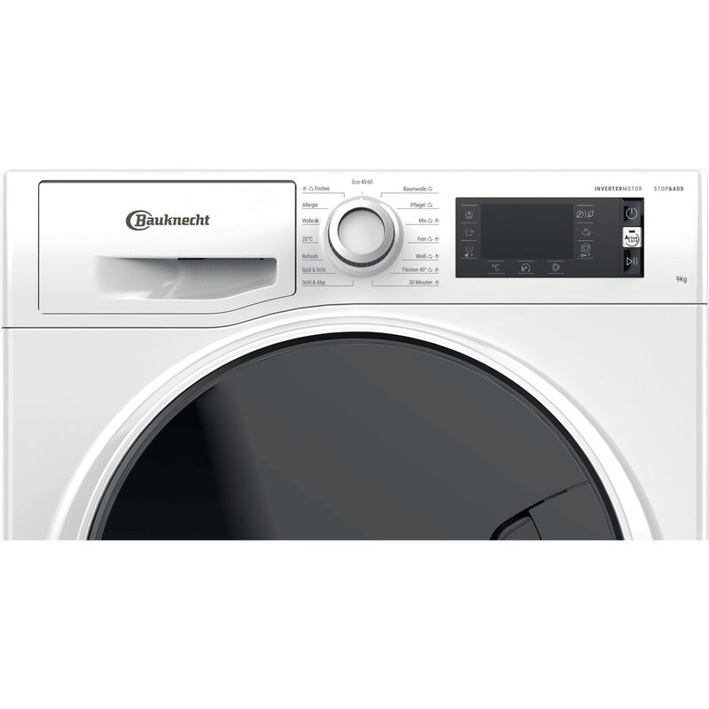 Bauknecht-Waschmaschine-Standgerat-WM-Elite-9AA-Weiss-Frontlader-A-Control-panel