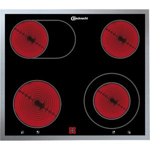 Bauknecht-Kochfeld-CHR-9642-IN-Schwarz-Radiant-vitroceramic-Frontal